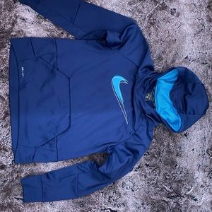 Blue Dri-Fit Nike hoodie